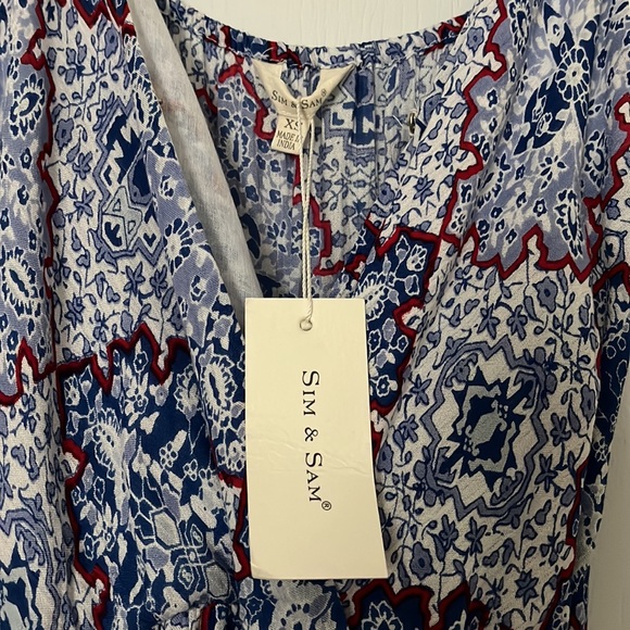 NWT Sim & Sam Maxi Print Dress - Picture 4 of 8